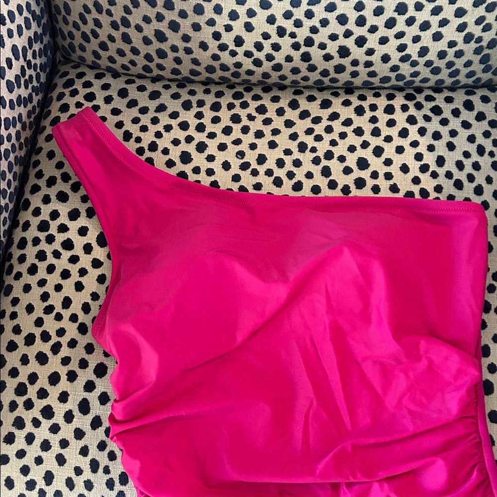 J Crew NWT one shoulder swimsuit